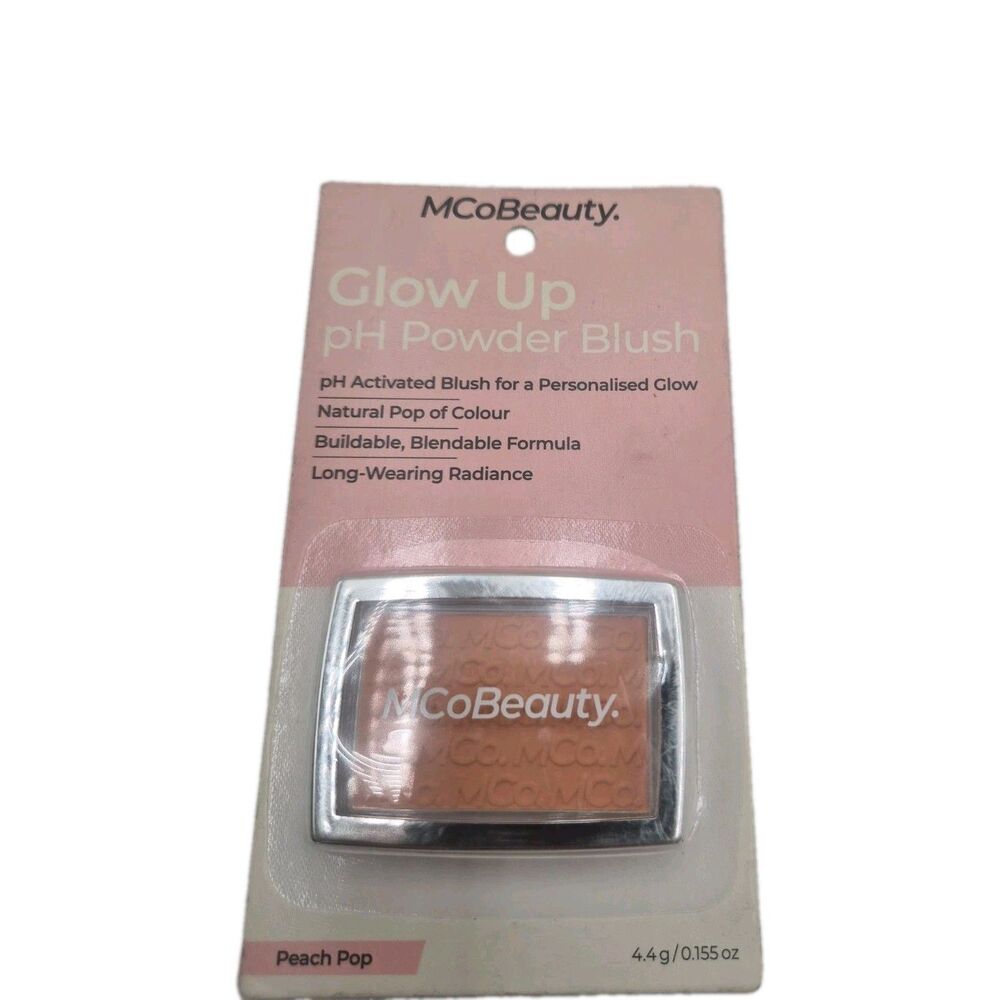 MCoBeauty - Glow Up pH Powder Blush - 4.4g/0.155oz Peach Pop, MCH580 ~ NIB